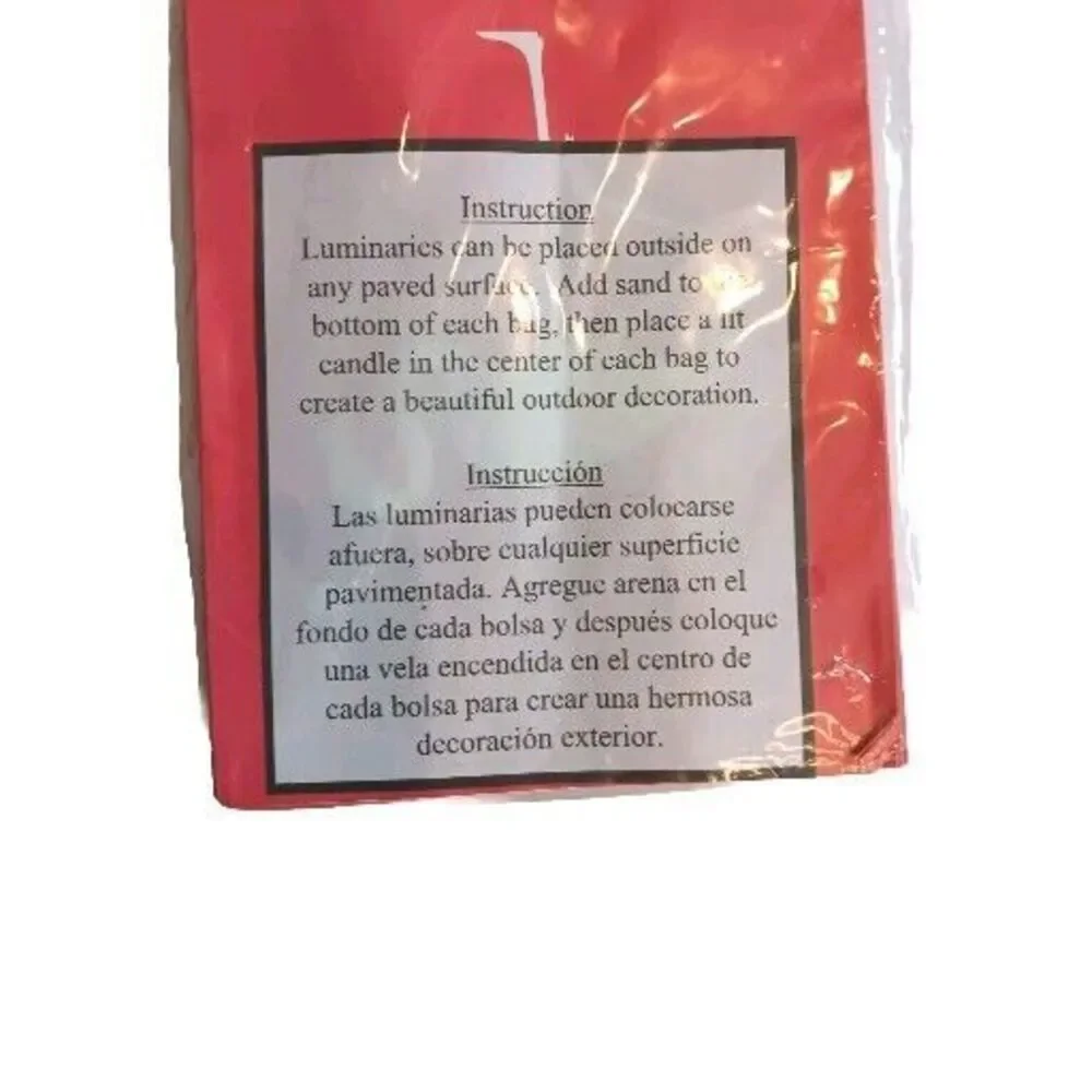 Pink Flamingo Luminaries Luau Hawaii Tropical 20 Bags New Unopened Partyville